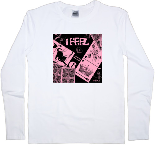 Men's Longsleeve Shirt - (G)I-DLE queencard 2 - Mfest