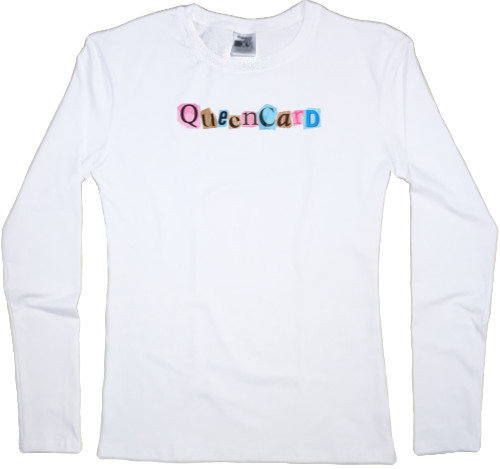 Women's Longsleeve Shirt - (G)I-DLE queencard 3 - Mfest