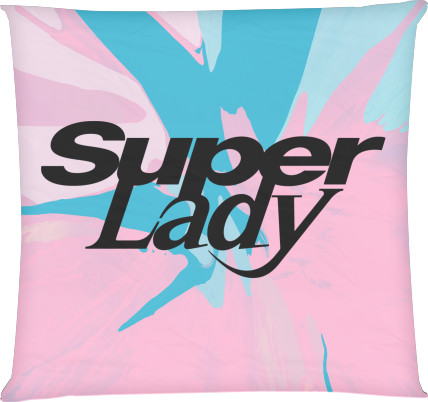 Square Throw Pillow - (G)I-IDLE - Super Lady - Mfest