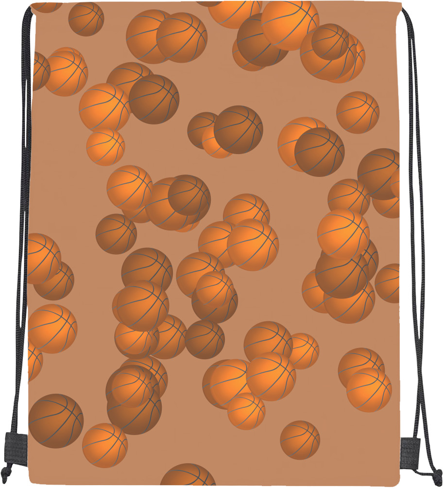 Drawstring Bag - Basketball balls - Mfest