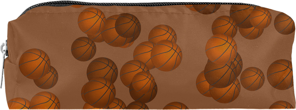 Pencil case 3D - Basketball balls - Mfest