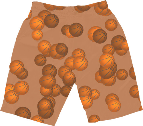 Kids' Shorts 3D - Basketball balls - Mfest