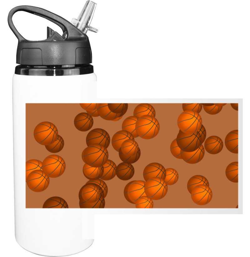 Sport Water Bottle - Basketball balls - Mfest