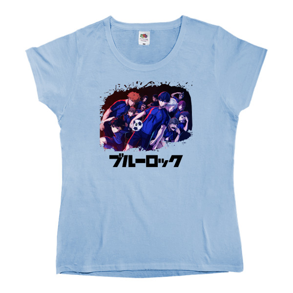 Women's T-shirt Fruit of the loom - Blue Lock - Mfest