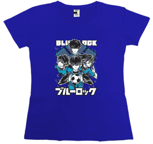 Women's Premium T-Shirt - Blue Lock - Mfest