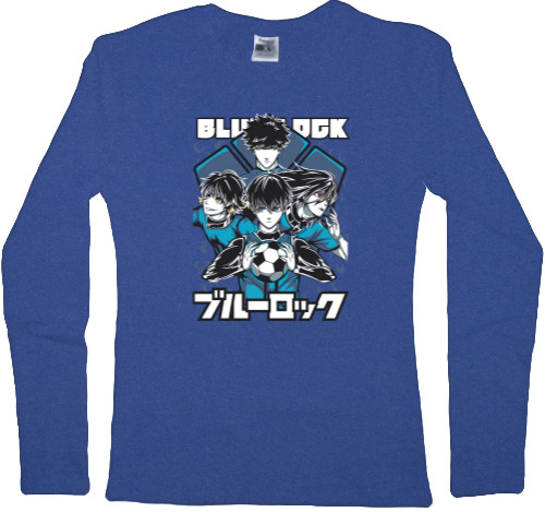 Women's Longsleeve Shirt - Blue Lock - Mfest