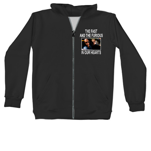 Unisex Zip-through Hoodie - fast and furious - Mfest