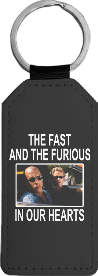 Rectangular Keychain - fast and furious - Mfest