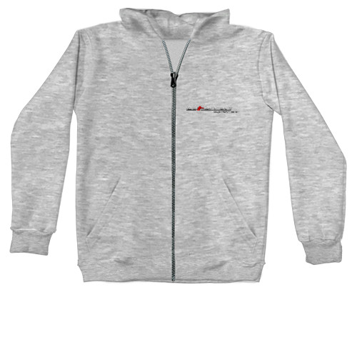 Kids' Zip-through Hoodie - LaFerrari  - Mfest