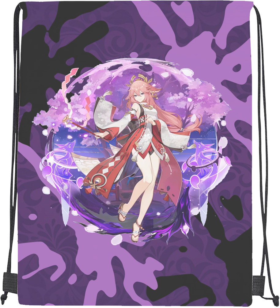 Drawstring Bag - Yae Miko - Mfest