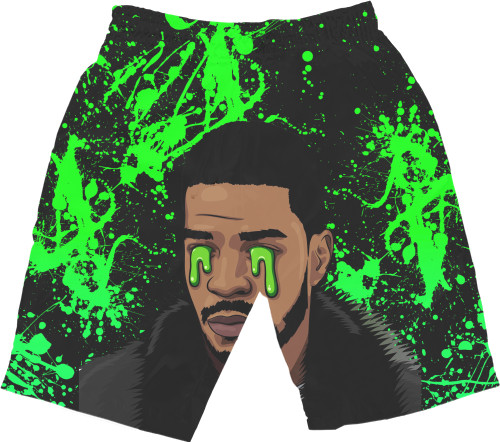 Kids' Shorts 3D -  Kid Cudi - Mfest