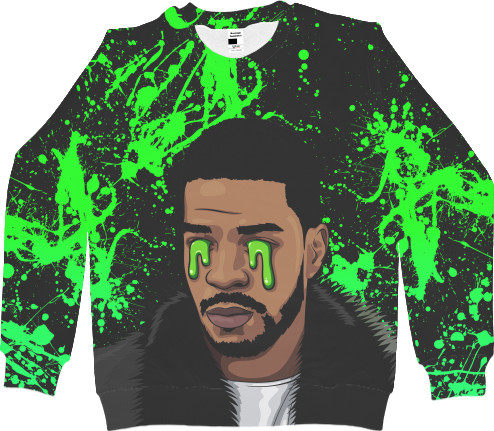 Kids' Sweatshirt 3D -  Kid Cudi - Mfest