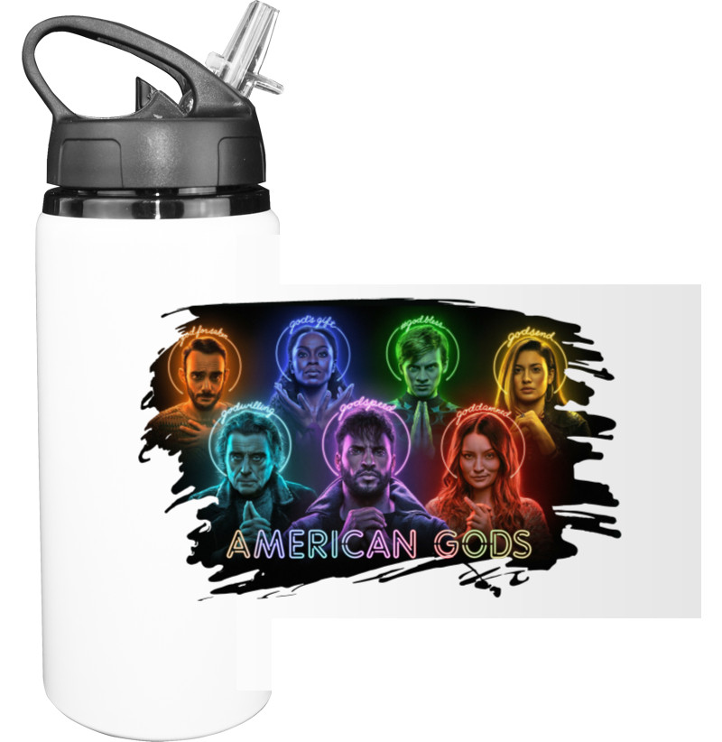 Sport Water Bottle - American Gods - Mfest