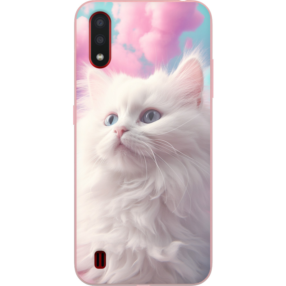 Чехол Samsung - Kitten with colorful clouds - Mfest