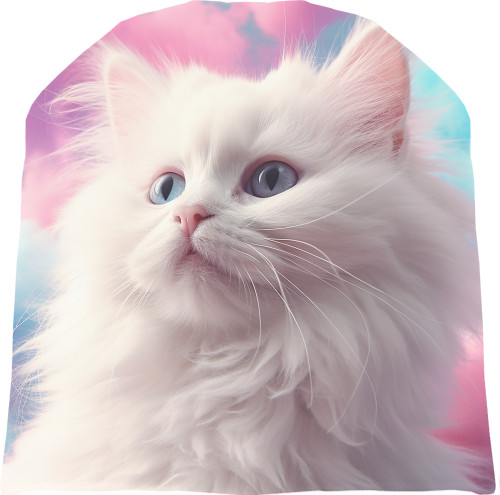 Hat 3D - Kitten with colorful clouds - Mfest