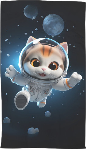 Towel 3D -  Cat in space - Mfest