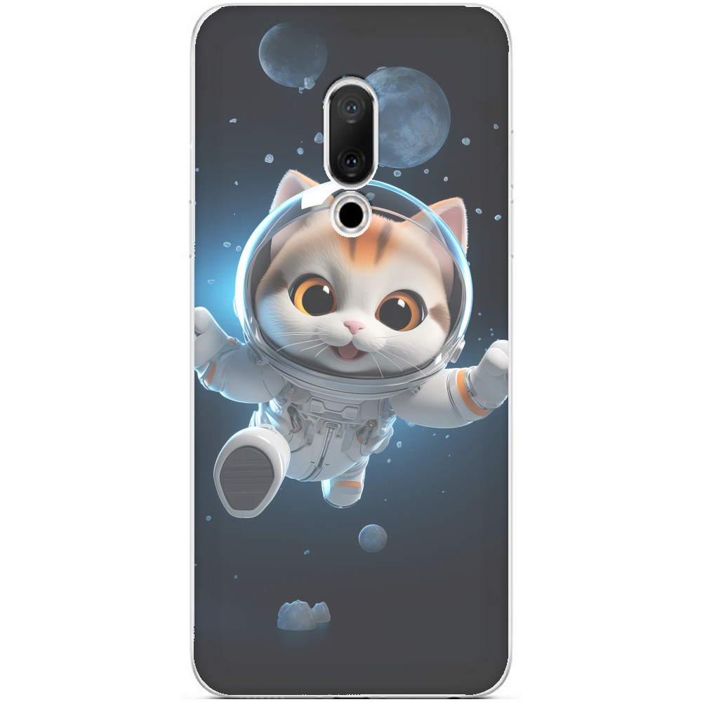 Чехол Meizu -  Cat in space - Mfest