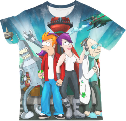 Man's T-shirt 3D - Futurama  - Mfest