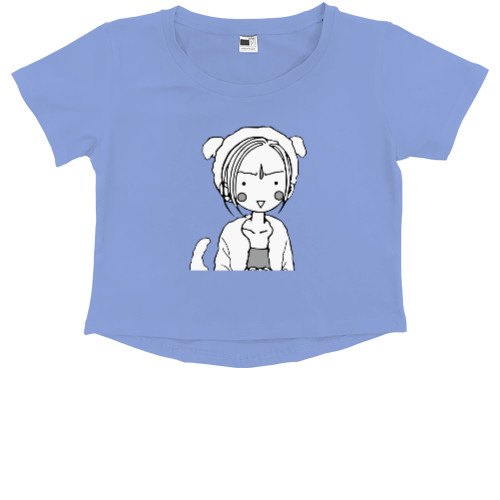 Kids' Premium Cropped T-Shirt - Nana Osaki 3 - Mfest