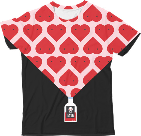 Man's T-shirt 3D - Love potion - Mfest