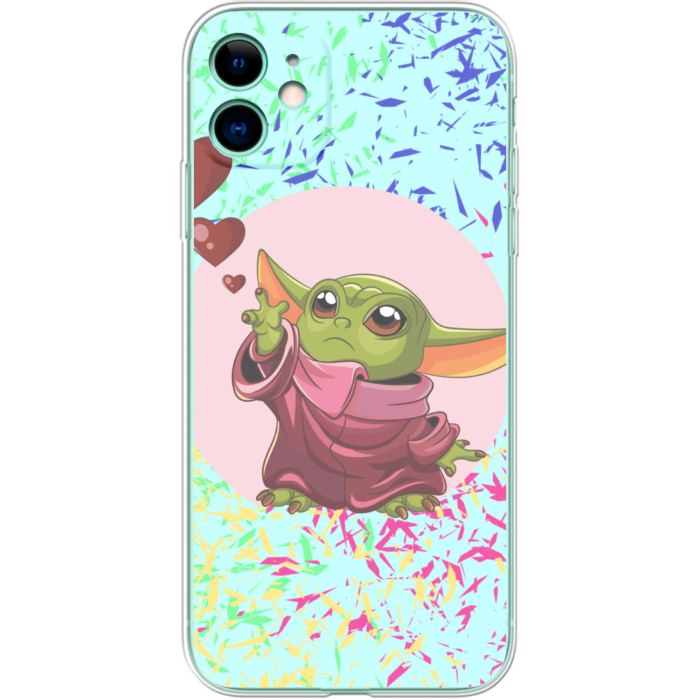 iPhone Case - Yoda Baby With Heart  - Mfest