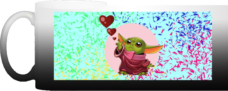 Magic Mug - Yoda Baby With Heart  - Mfest