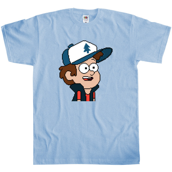 Gravity Falls - T-shirt Classic Men's Fruit of the loom - Gravity Falls Dipper - Mfest