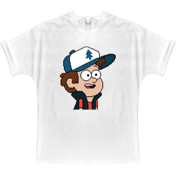 T-shirt Oversize - Gravity Falls Dipper - Mfest