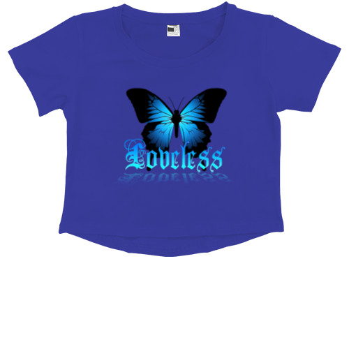 Kids' Premium Cropped T-Shirt - Logo Loveless - Mfest