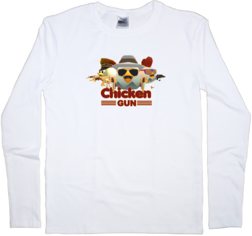 Men's Longsleeve Shirt - Chicken Gun 3 - Mfest