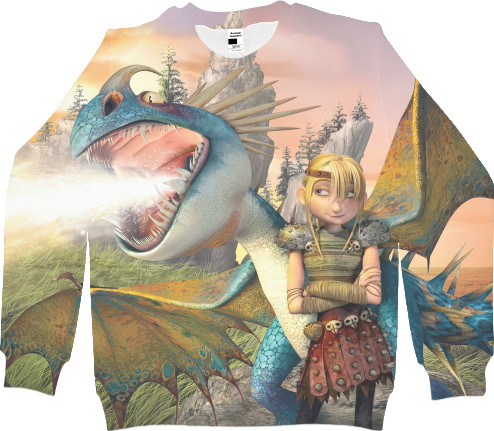 Kids' Sweatshirt 3D - Dragons Riders of Berk - Mfest