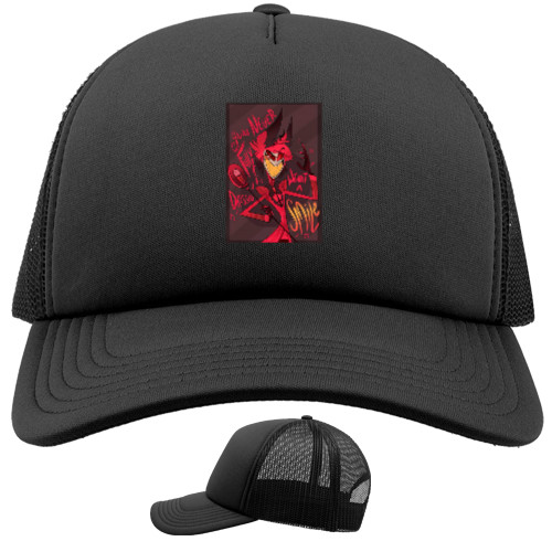 Hazbin Hotel / Отель Хазбин - Cap Trucker - Hazbin Hotel Alastor - Mfest