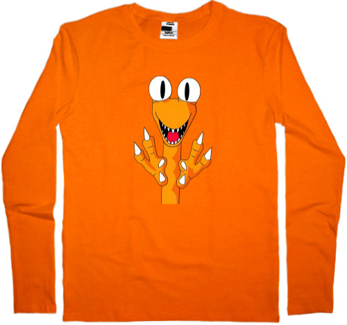 Men's Longsleeve Shirt - Orange Rainbow Friends - Mfest