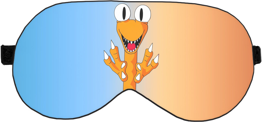 Sleep Mask 3D - Orange Rainbow Friends - Mfest