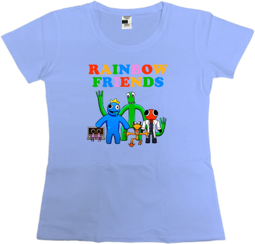 Women's Premium T-Shirt - rainbow friends - Mfest