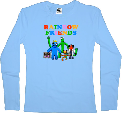 Women's Longsleeve Shirt - rainbow friends - Mfest