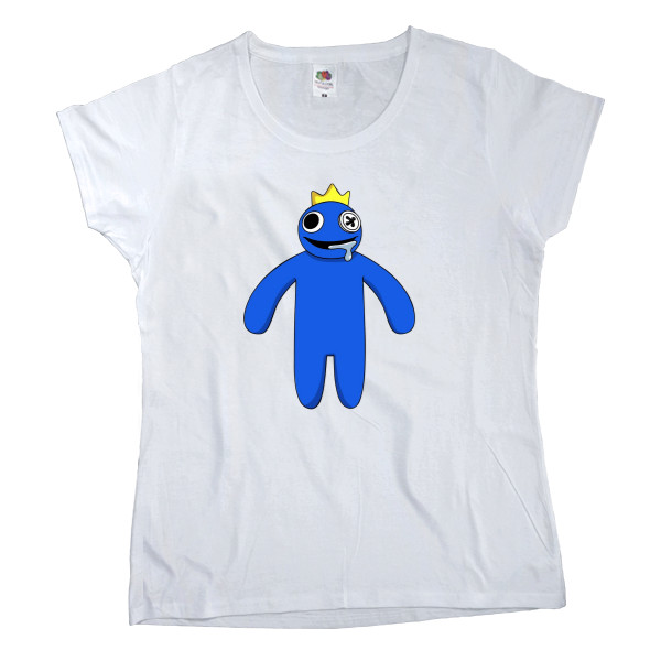 Women's T-shirt Fruit of the loom - Blue Rainbow Friends - Mfest