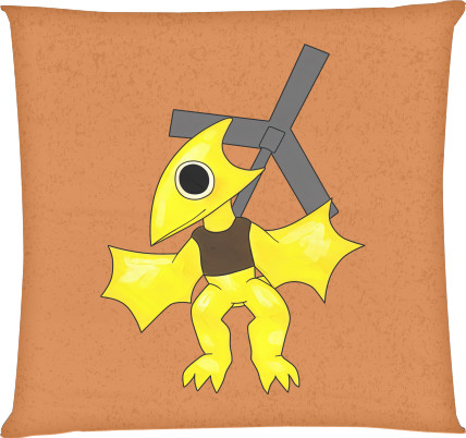 Square Throw Pillow - Yellow - Mfest