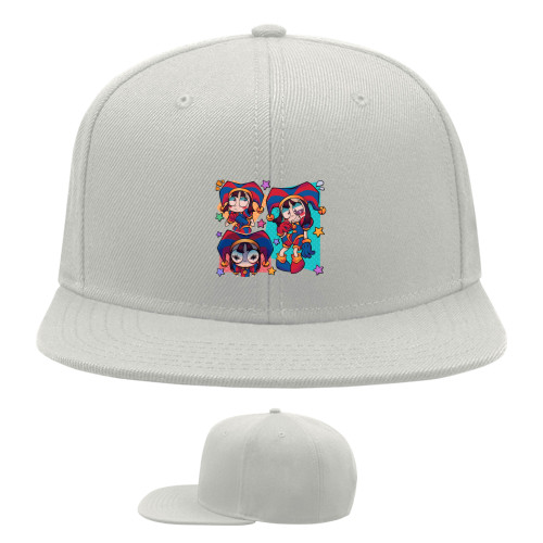 Snapback Baseball Cap - The Amazing Digital Circus 3 - Mfest