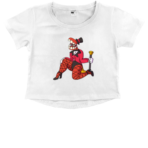 Kids' Premium Cropped T-Shirt - The Amazing Digital Circus 5 - Mfest