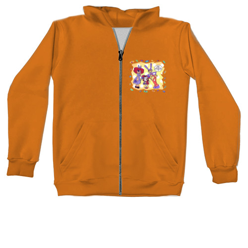 Kids' Zip-through Hoodie - The Amazing Digital Circus 4 - Mfest