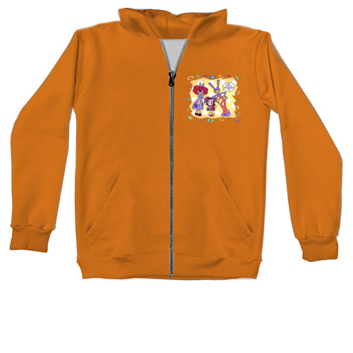 Unisex Zip-through Hoodie - The Amazing Digital Circus 4 - Mfest