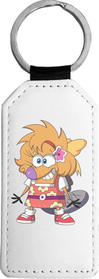 Rectangular Keychain - Petunia Beaver - Mfest