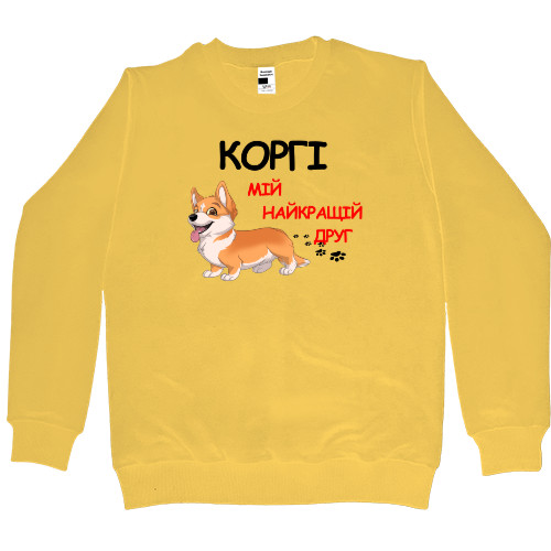 Women's Premium Sweatshirt - Corgi is my best friend - Mfest