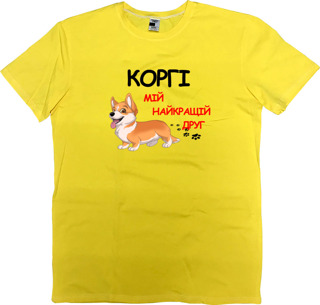 Kids' Premium T-Shirt - Corgi is my best friend - Mfest