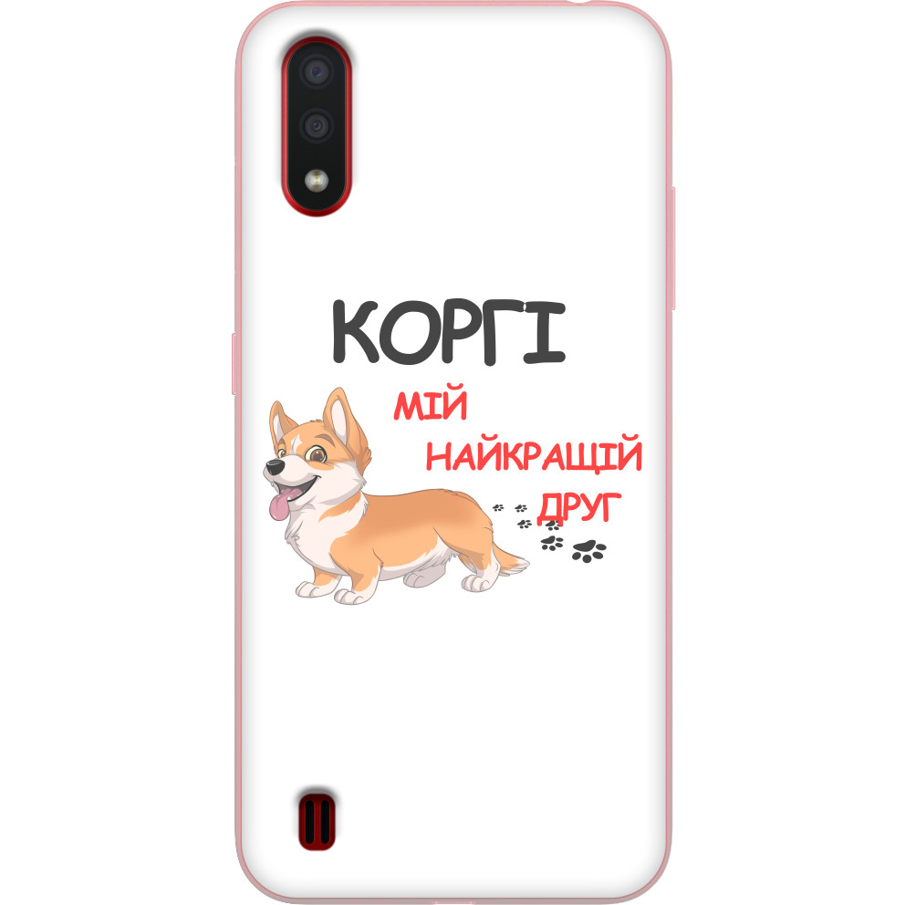 Чехол Samsung - Corgi is my best friend - Mfest