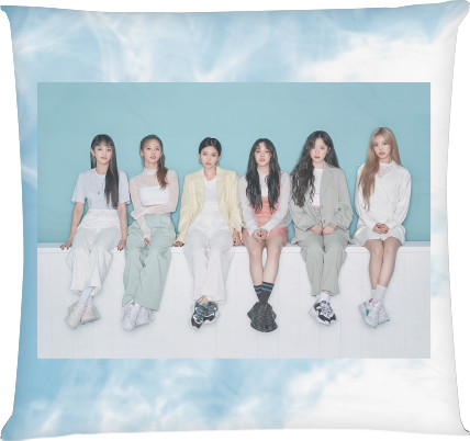 Square Throw Pillow - G Idle - Mfest