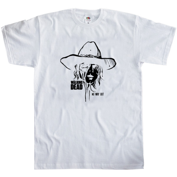 Men's T-Shirt Fruit of the loom - Walking Dead Carl Grimes 1 - Mfest