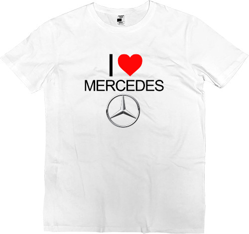 Футболка Премиум Детская - I Love Mercedes - Mfest