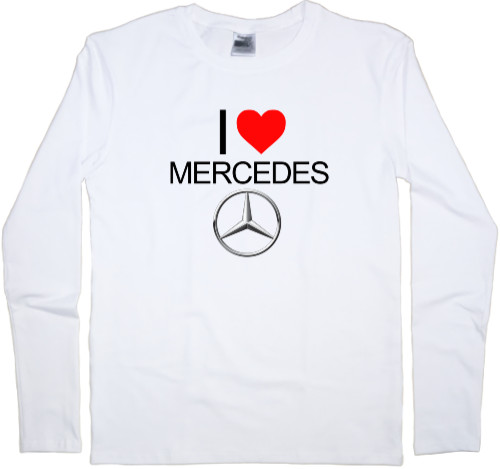 Kids' Longsleeve Shirt - I Love Mercedes - Mfest